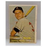 1957 Topps Johnny Groth /352 Corners/Edges/Stains