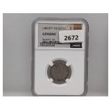 NGC Genuine Liberty Head Nickel