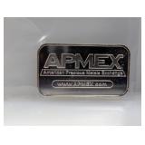 1oz .999 Silv APMEX Art Bar