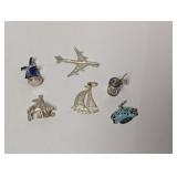 13.59G .925 Sterl Charms/Pendants
