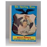 1959 Topps #572 Billy Pierce Crease/Stain/Corners