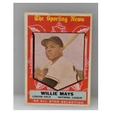 1959 Topps #563 Willie Mays Stains/Corners/Edges
