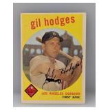 1959 Topps #270 Gil Hodges HOF Corners/Edges/Stain