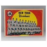 1959 Topps Team/Checklist HN Creases/Corners/MKs