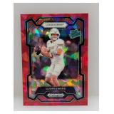 2024 DP Ewers Red Cracked Ice Prizm Rated Prosp