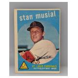 1959 Topps #150 Stan Musial HOF Corners/Edges