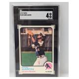 1973 Topps Hank Aaron #100 SGC 4