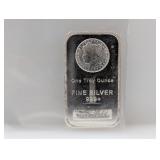 1oz .999 Silv Morgan Art Bar
