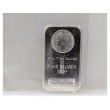 1oz .999 Silv Morgan Art Bar