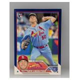2023 Topps Matthew Liberatore RC Blue Var Edges