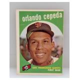 1959 Topps Orlando Cepeda HOF  Corners/Edges/Stain