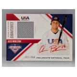 2020 USA Alec Burleson Red Autograph SP 107/388