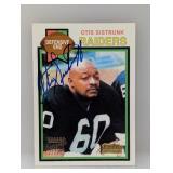 2001 Topps Reprints Otis Sistrunk Auto 365 Corners