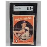 1959 Topps SGC 3.5 Roger Maris Athletics & Yankees