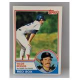 1983 Topps Wade Boggs #498 Corners/Edges/Stain