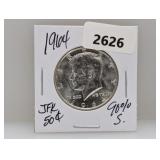 1964 90% Silv JFK Half $1 Dollar
