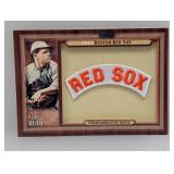 2011 Topps Updated Babe Ruth Commem Patch Card