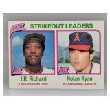 1980 Topps J.R. Richard Nolan Ryan Corners/Edges