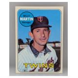 1969 Topps Baseball Billy Martin  547 Corners/Edge