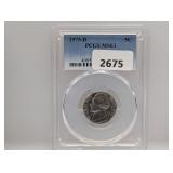 PCGS 1975-D MS63 Jeff Nickel