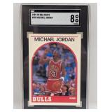 1989-90 NBA Hoops #200 Michael Jordan SGC 8 NM-MT