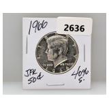 1966 40% Silv JFK Half $1 Dollar