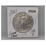 2021 1oz .999 Silv Eagle $1 Dollar