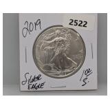 2019 1oz .999 Silv Eagle $1 Dollar