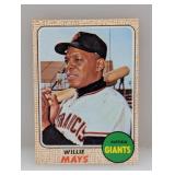 1968 Topps Baseball Willie Mays HOF 50 Corners