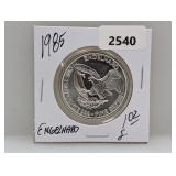 1985 1oz .999 Silv Engelhard Round