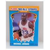 1990-1991 Fleer ï¿½90 All- Stars Michael Jordan Edge