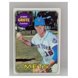 1969 Topps Grote Miracle Met Corners/Print Line