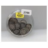 (37) 90% Silv Barber Dimes