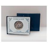 1982 UNC Washington Comm Half $1 Dollar