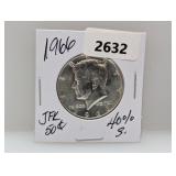 1966 40% Silv JFK Half $1 Dollar