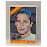 1966 Topps Sandy Koufax #100 Damage