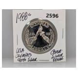 1988-S 90% Silv Olympiad Comm $1 Dollar