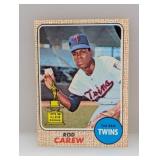 1968 Topps Baseball Rod Carew HOF 80