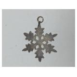 .925 Sterl Snowflake Pendant