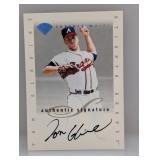 1996 Donruss Century Marks Tom Glavine Auto Edges