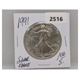 1991 1oz .999 Silv Eagle $1 Dollar