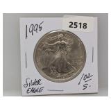 1995 1oz .999 Silv Eagle $1 Dollar