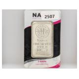 1oz .999 Silv Nadir Art Bar