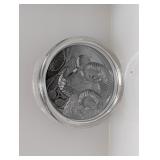 2oz .999 Silv Mongolia 1000 Torper