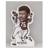1972 NFLPA Vinyl Stickers Football Joe Greene HOF