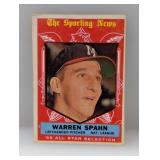 1959 Topps Warren Spahn All Star Surface/Corners