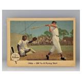 1959 Fleer Ted Willams Off To A Flying Start C/E/S