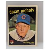 1959 Topps #362 Dolan Nichols Cubs Corners/Edges