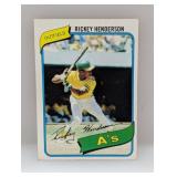 1980 Topps Rickey Henderson Corners/Edges/Surface