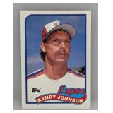 1989 Topps Randy Johnson RC #647 Corners/Surface